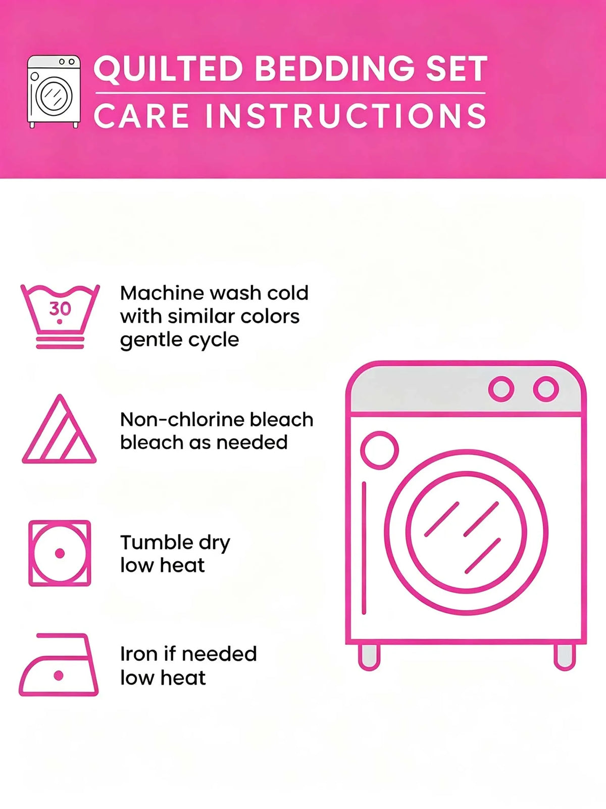Gnome Gingerbread Christmas Patchwork 3‐Piece Quilted Bedding Set